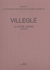 Villeglé lettre - la,