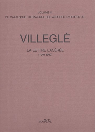 Villeglé lettre - villeglÉ., la