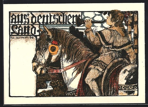 Cartolina artista rudolf - cartolina,