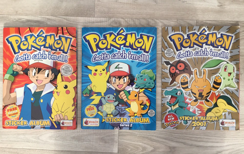 Pokemon merlin sticker album - pokemon,