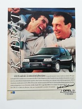 Clipping Pubblicità Advertising 1989 OPEL KADETT GSi 16V Le Emozioni Sfrecciano