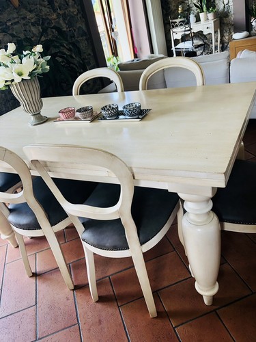 Tavolo allungabile con sedie - tavolo,