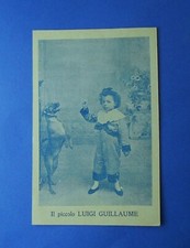 Cartolina Piccolo Luigi Guillaume Addestratore Ammaestratore Cani Circo NV