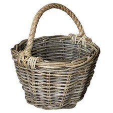 Cesto in giunco in kabu con