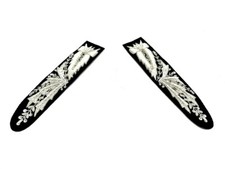 Alamari con fiorame per