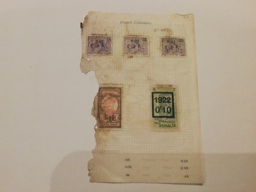 Timbre ancien rare french - rare,
