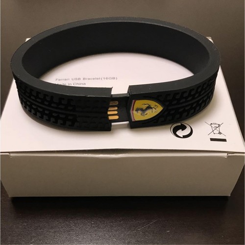 Bracciale ferrari tipo - bracciale, usb