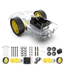 Kit telaio auto robot intelligente tracciamento evitamento modulo ultrasuoni per Arduino fai da te