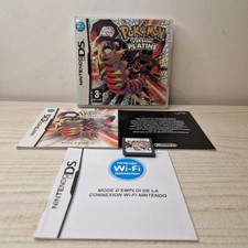Pokémon Versione Platino Nintendo DS ORIGINALE COMPLETO FR Ottime Condizioni