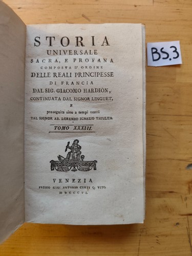 Storia universale sacra - , e