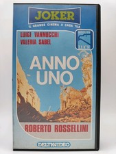 Videocassetta Anno Uno Rossellini Vannucchi Darel De Gasperi Deltavideo VHS J25