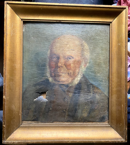 Ritratto biedermeier telaio - ritratto,