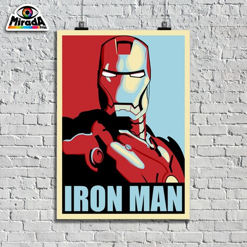 Poster vintage iron man - ,