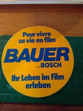 ADESIVO STICKER VINTAGE KLEBER POUR VIVRE SA VIE EN FILM BAUER BOSCH 