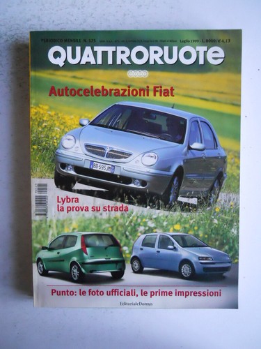 Quattroruote 525 1999 lancia - quattroruote,