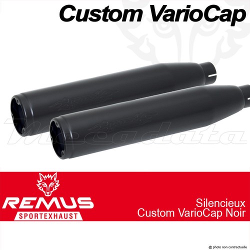 Silencieux remus custom - remus, noir
