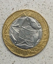 Moneta 1000 Lire 1997 confini corretti