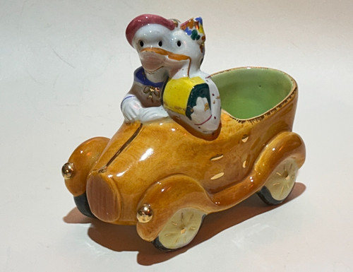 Auto con paperi - , ceramica