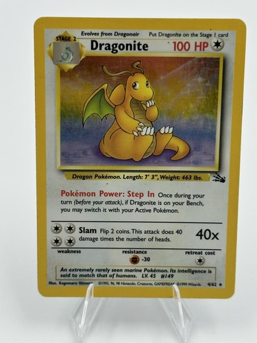 Dragonite pokemon tcg - 4/62,