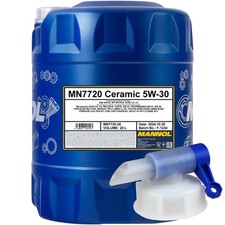 Olio motore 20L MANNOL Ceramic 5W-30 7720 per API SN Plus ACEA C3 BMW LL VW dexos2
