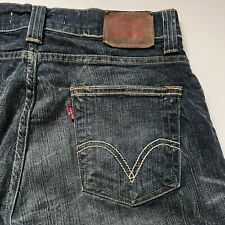 Jeans uomo Levi's 506 STANDARD FIT rosso cuciture denim W33 L32