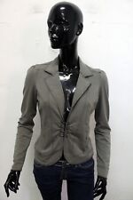 Liu Jo Donna Taglia S Giacca Grigia Giubbotto Jacket Coat Giubbino Logo