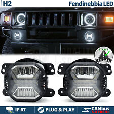 FARI Fendinebbia LED DRL per Hummer H2 OMOLOGATI Luci Diurne Bianche 48W 6500K