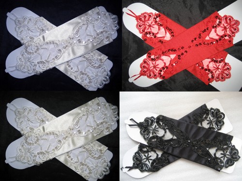 Guanti sposa raso - sposa, in