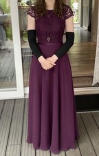 Abito sera lungo viola - sera,