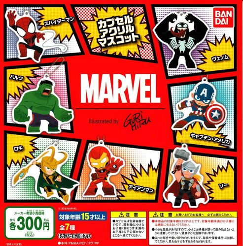 Marvel capsule acrylic - marvel,