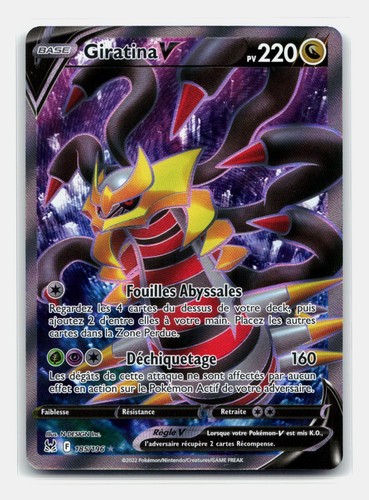 Carte pokemon giratina - carte, v
