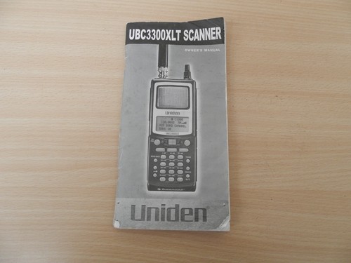 Uniden ubc3300xlt manuale - manuale, del