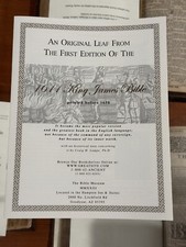 10 Foglie Bibbia Re Giacomo