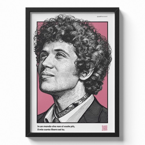 Poster lucio battisti - poster,