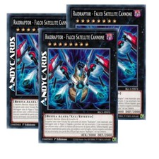 3x RAIDRAPTOR - FALCO SATELLITE CANNONE (Cannon Falcon) Comune BLC1 IT073 • 1Ed