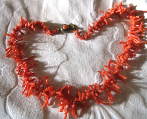 Collana corallo ceragiolo - collana ,