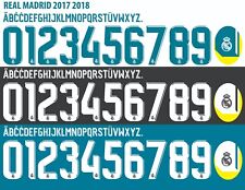 Set nome e numero per Real Madrid UEFA Champions League 2017/2018 Home Football
