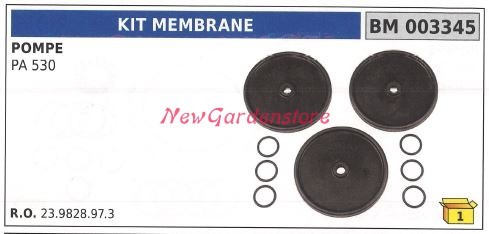 Kit membrana universale pompa - membrana,