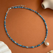 Collana perline fatte a - collana,