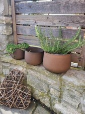 Set 3 fioriere basse effetto