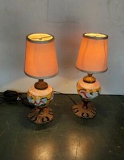 2 Vecchie Abatjour Ceramica E