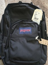 JanSport Black Zip Backpack