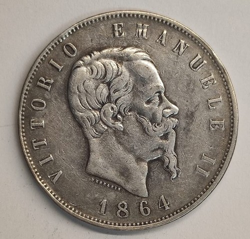 Moneta scudo lire 1864 - lire,