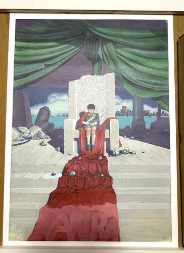 Used akira poster stained - used,