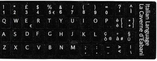 Adesivi lettere tastiera - adesivi,