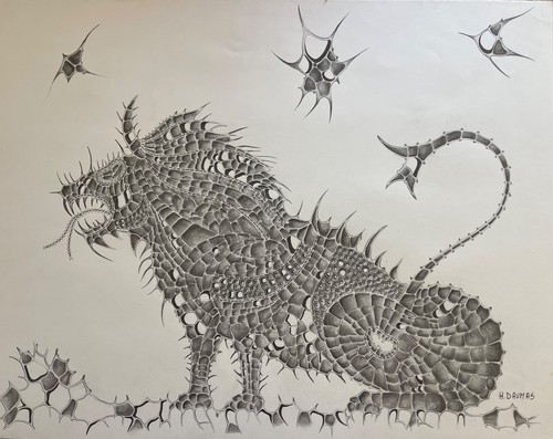 Disegno inchiostro - disegno, a