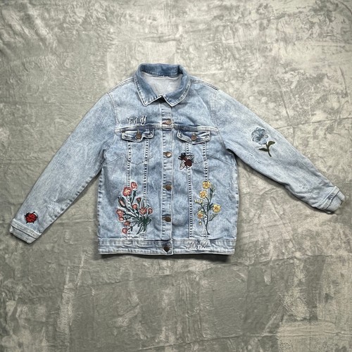 Giacca denim ricamata - , zara
