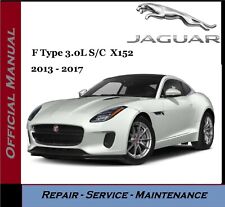 MANUALE RIPARAZIONE OFFICINA JAGUAR F TYPE 3.0L S/C - 2013 - 2017 X152 - 380cv