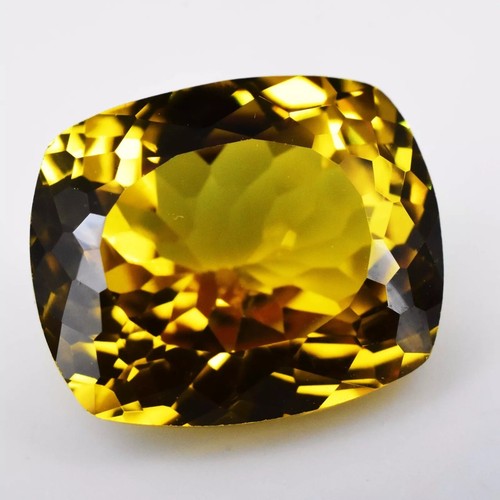 Zaffiro giallo taglio cuscino - giallo,