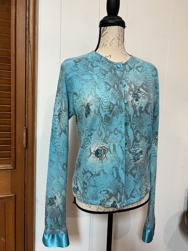Cardigan donna blumarine blu - cardigan,